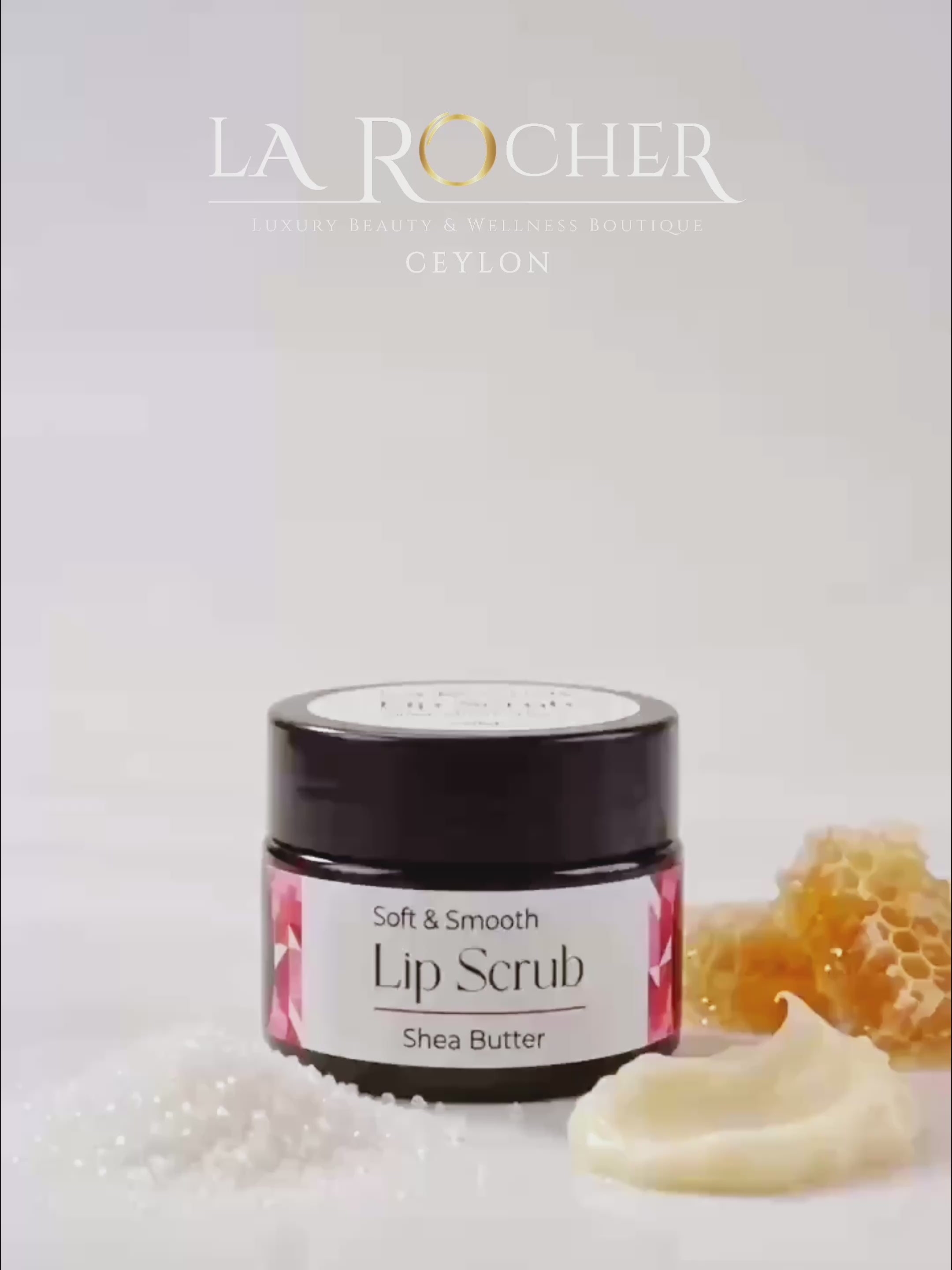 Load video: Shea Butter Lip Scrub